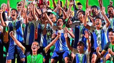 Sidoarjo Raih Emas Sepak Bola Porprov Jatim 2023, Kalahkan Kabupaten Kediri 2-1