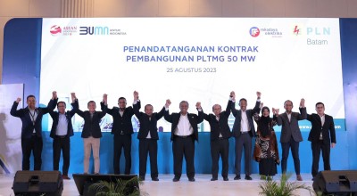 Anak Perusahaan PLN Nusantara Power Bangun PLTMG 50 MW di Batam, Dukung Transisi Energi
