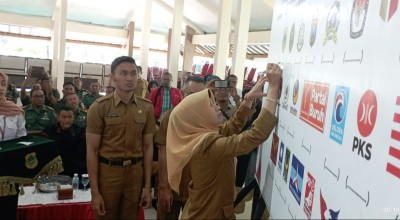 Pemkab Bondowoso Gandeng Para Pemimpin Parpol Gelar Deklarasi Pemilu Damai