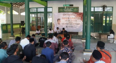 Puluhan Santri Milenial di Ponorogo Kirim Doa untuk Gibran