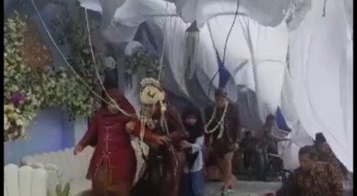 Video Viral Resepsi Pernikahan di Ponorogo Berantakan Diterjang Badai