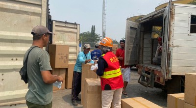 Pelindo Regional 3 Berikan Bantuan untuk Warga Terdampak Kebakaran Hutan