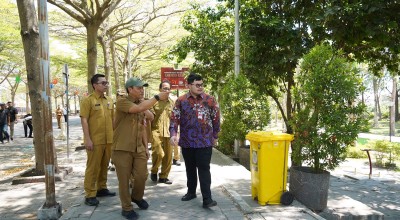 Penataan Taman Hijau SLG Kediri, Mas Dhito Minta Depo Sampah Dipindahkan