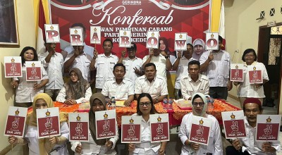 Gerindra Kota Kediri Dukung Gibran Cawapres Prabowo Subianto
