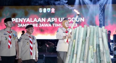 Jambore Jatim 2023, Khofifah Ajak Pramuka Penggalang Siapkan Diri untuk Indonesia Emas 2024