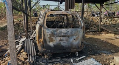Mobil Kiai di Sampang Dibakar Orang Misterius, Api Nyaris Sambar Rumah