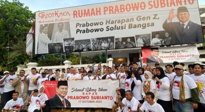 Relawan Gatotkaca Resmikan Rumah Pemenangan Prabowo Presiden 2024