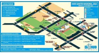 2000 Warung Rakyat, Gibran Pamit, Parkir Hari Santri di Surabaya