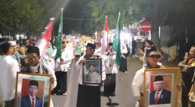 Puluhan Ribu Santri di Kota Probolinggo Turun Jalan Kenang Resolusi Jihad