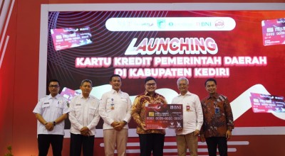 Pemkab Kediri bersama Bank Jatim Launching KKPD, Tingkatkan Transaksi Non-Tunai