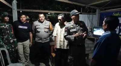 Satpol PP Kota Blitar Bersama 3 Pilar Gelar Patroli Jaga Kondusifitas Jelang Pemilu