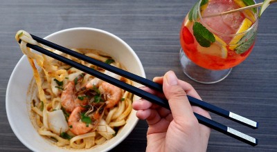 Menyantap Udon dan Mojito Mocktail di Damar Kurung Restoran Gresik