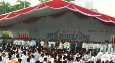 Apel Hari Santri Nasional 2023, Jokowi Kenang Kunjungannya ke Ponpes di Malang 2015