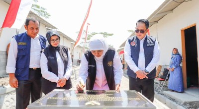 Gubernur Khofifah Resmikan 50 Rumah KIP di Blitar: Aman, Nyaman, Sarpras Memadai