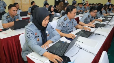 Tingkatkan Kapasitas ASN, Kemenkumham Jatim Gelar Uji Kompetensi