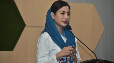 Hadiri Jambore Kader Posyandu Kabupaten Trenggalek, Ini Pesan Novita