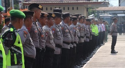 250 Personel Dikerahkan Polres Trenggalek untuk Amankan Pilkades