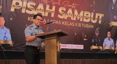 Sambut Kalapas Baru, Kakanwil Jatim Targetkan Lapas Tuban Raih WBK
