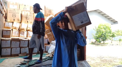 Tahap Awal, KPU Lamongan Terima 3 Item Logistik untuk Perlengkapan TPS