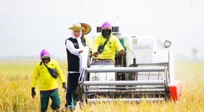 Panen Raya di Tuban, Khofifah: 4 Tahun Berturut-turut jadi Penyumbang Padi Tertinggi Nasional