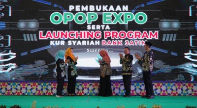 OPOP Expo 2023 Dibuka, Bank Jatim Launching KUR Syariah