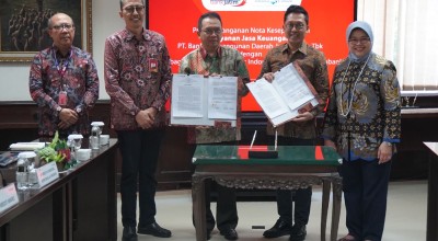 Dorong Peningkatan Transaksi Ekspor, Bank Jatim dan LPEI Teken Kerja Sama