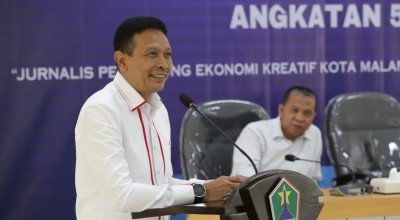 Pesan Pj Walikota pada Peserta UKW 54 dan 55 di Kota Malang: Wartawan Tetap Kawal Pembangunan