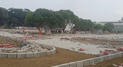 Lahan Parkir Puluhan Ribu Peserta Ujian SKD CASN di Kota Malang Belum Siap Pakai