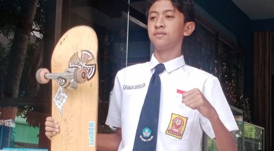 Avdavin jadi Atlet Skateboard setelah Bermain di Alun-Alun Kota Malang