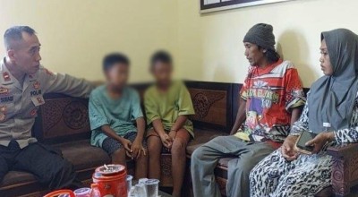 Viral, Dua Bocah SD Nekat Motoran ke Jakarta Bermodal GPS