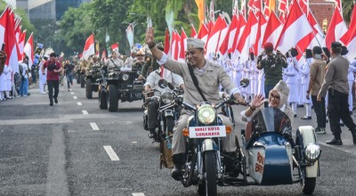 Foto: Kemeriahan Parade Surabaya Juang 2023