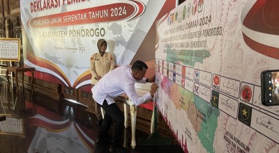 Forkopimda di Dua Wilayah Tanda Tangani Deklarasi Pemilu Damai