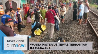 Video: Wanita Misterius Tewas Tertabrak KA Gajayana
