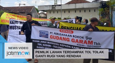 Video: Pemilik Lahan Terdampak Tol Kediri-Tulungagung Tolak Ganti Rugi yang Rendah.