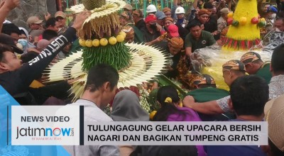 Video: Tulungagung Gelar Upacara Bersih Nagari dan Bagikan Tumpeng Gratis