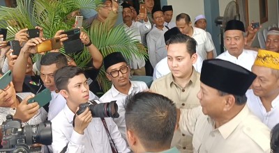 Capres Prabowo Silaturahmi dengan Kiai di Ponpes Langitan Tuban, Ini yang Dibahas