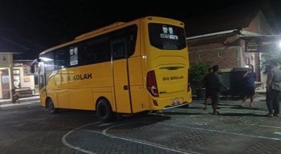 8 Terduga Pelaku Pelemparan Bus Perspa Pacitan di Ponorogo Diamankan