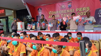 639 Tersangka Berhasil Diamankan Polres Lamongan Selama 2023