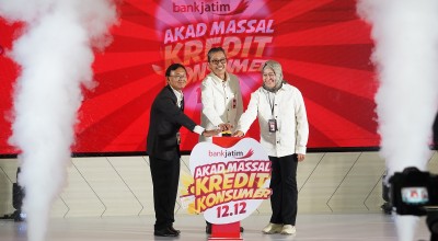 Pertama di Indonesia, Akad Massal Kredit 12.12 Bank Jatim Pecahkan MURI