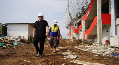 Tahap 1 Pembangunan Stadion Gelora Daha Jayati Selesai, Persik dan Persedikab Beri Catatan