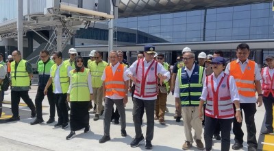 Menhub Terpesona Kemegahan Arsitektur Bandara Dhoho Kediri