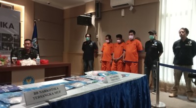 BNNP Jatim Musnahkan 1,3 Kg Sabu yang Diamankan dari 3 Tersangka