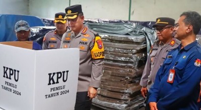 Kapolresta Sidoarjo Cek Gudang KPU, Ada Apa?