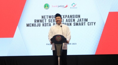 Pemkot Pasuruan Launching Network Expansion RW Net Sebagai Agen Jatim Menuju Kota Pasuruan Smart City