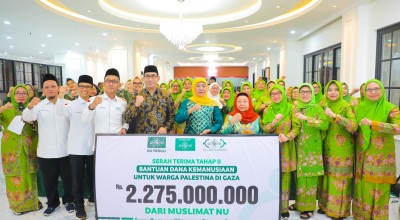 Muslimat NU Kirim Bantuan ke Palestina Tahap Kedua Rp2,2 Miliar
