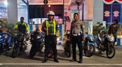 Balap Liar, Polres Sumenep Amankan Puluhan Motor dengan Knalpot Brong