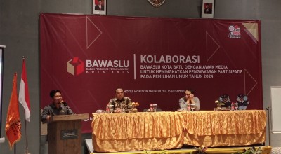 Bawaslu Kota Batu Gandeng Jurnalis Tangkal Hoaks Jelang Pemilu 2024