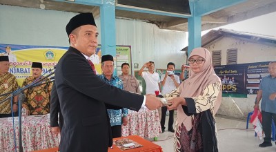 Pelantikan Penjabat Kades Panjunan Dihadiri Kadis PMD dan Asisten I Sekda Gresik