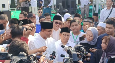 Anies Tak Ambil Pusing Soal Hasil Survei Kalah Head to Head Putaran Kedua Pilpres 2024