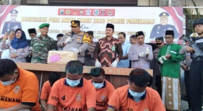 Polisi Amankan Ganja 2,8 Kg di Kantor Ekspedisi Pamekasan, Dikirim dari Medan